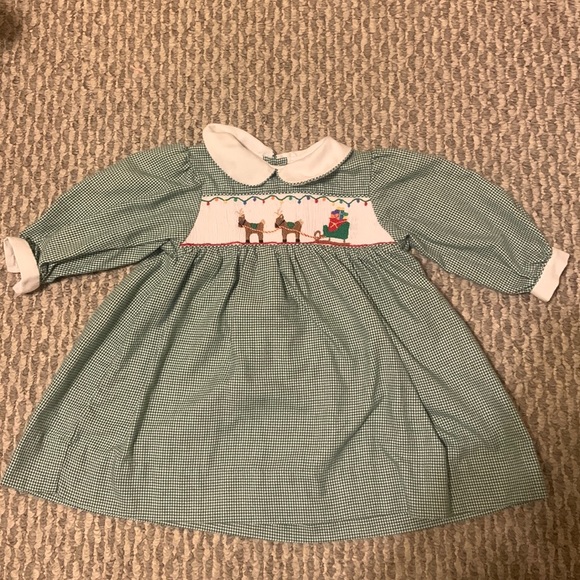 Petit Ami Other - Petit Ami Smocked Christmas Dress